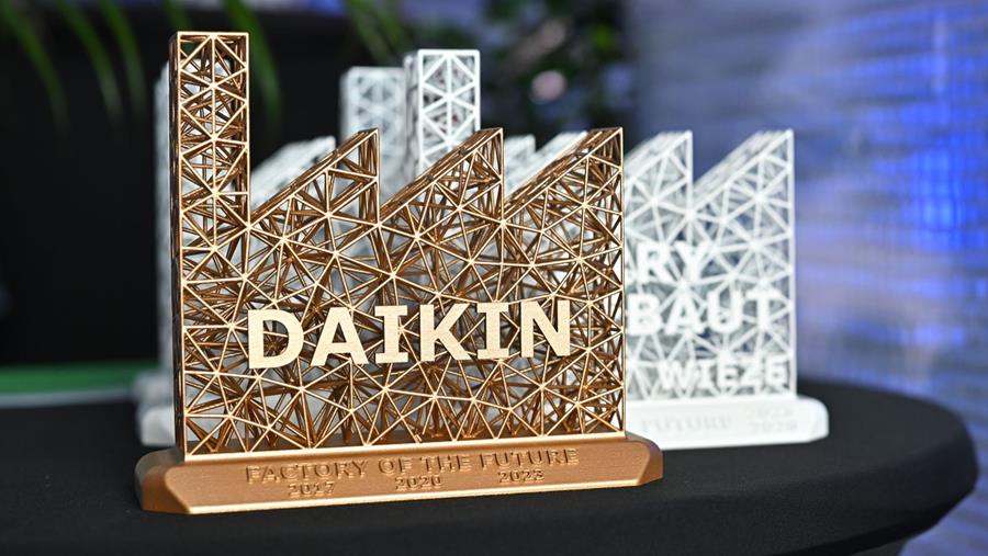 Gouden Factory of the Future-award voor Daikin