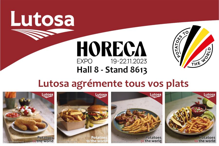 Lutosa agrémente tous vos plats à Horeca Expo