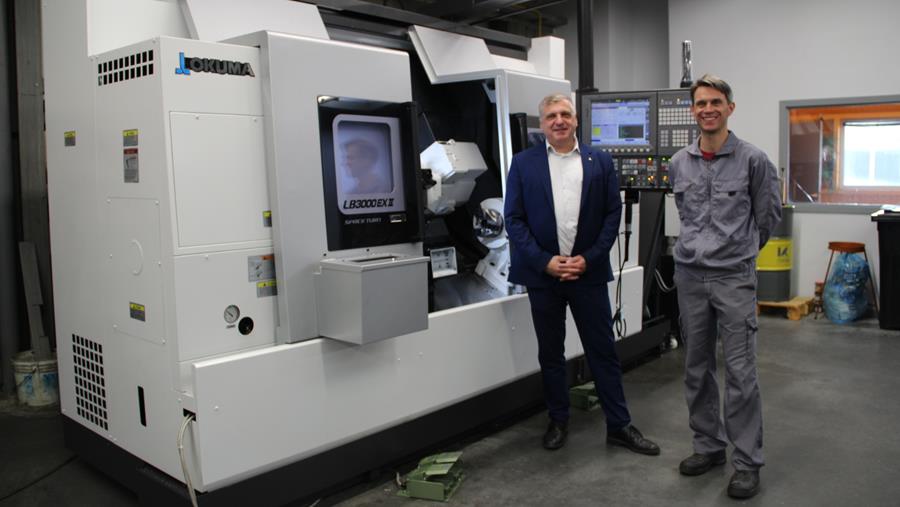 Mécanique Willems à Seraing se dote d'un tour Okuma