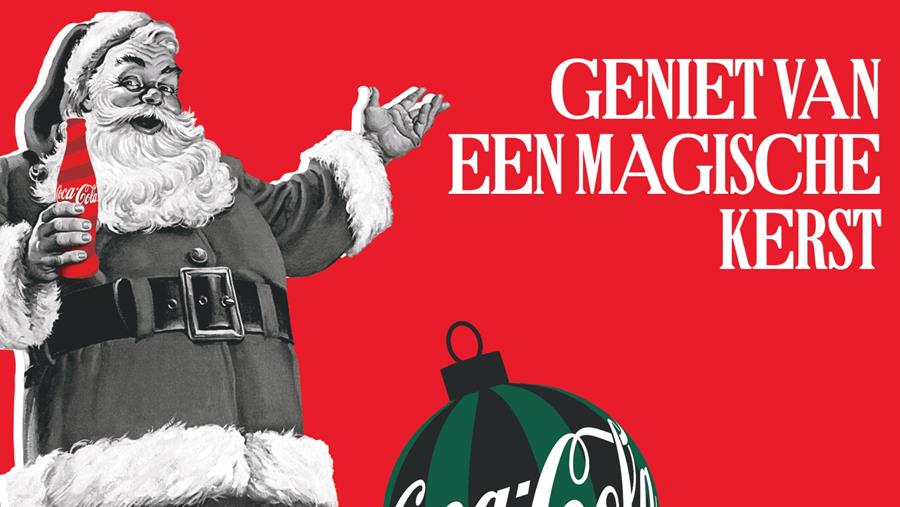 Coca-Cola uitgedost in haar mooiste kerstkleding