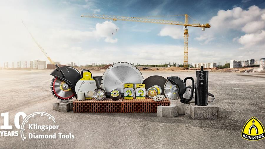 Klingspor fête le 10e anniversaire de la production d'outils diamantés
