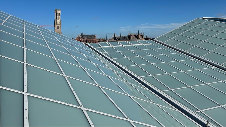 Une verrière architecturale témoigne d'une maîtrise technique